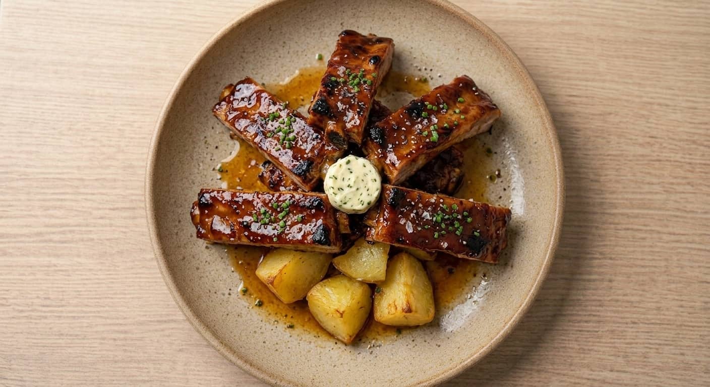 Costelles a la barbacoa