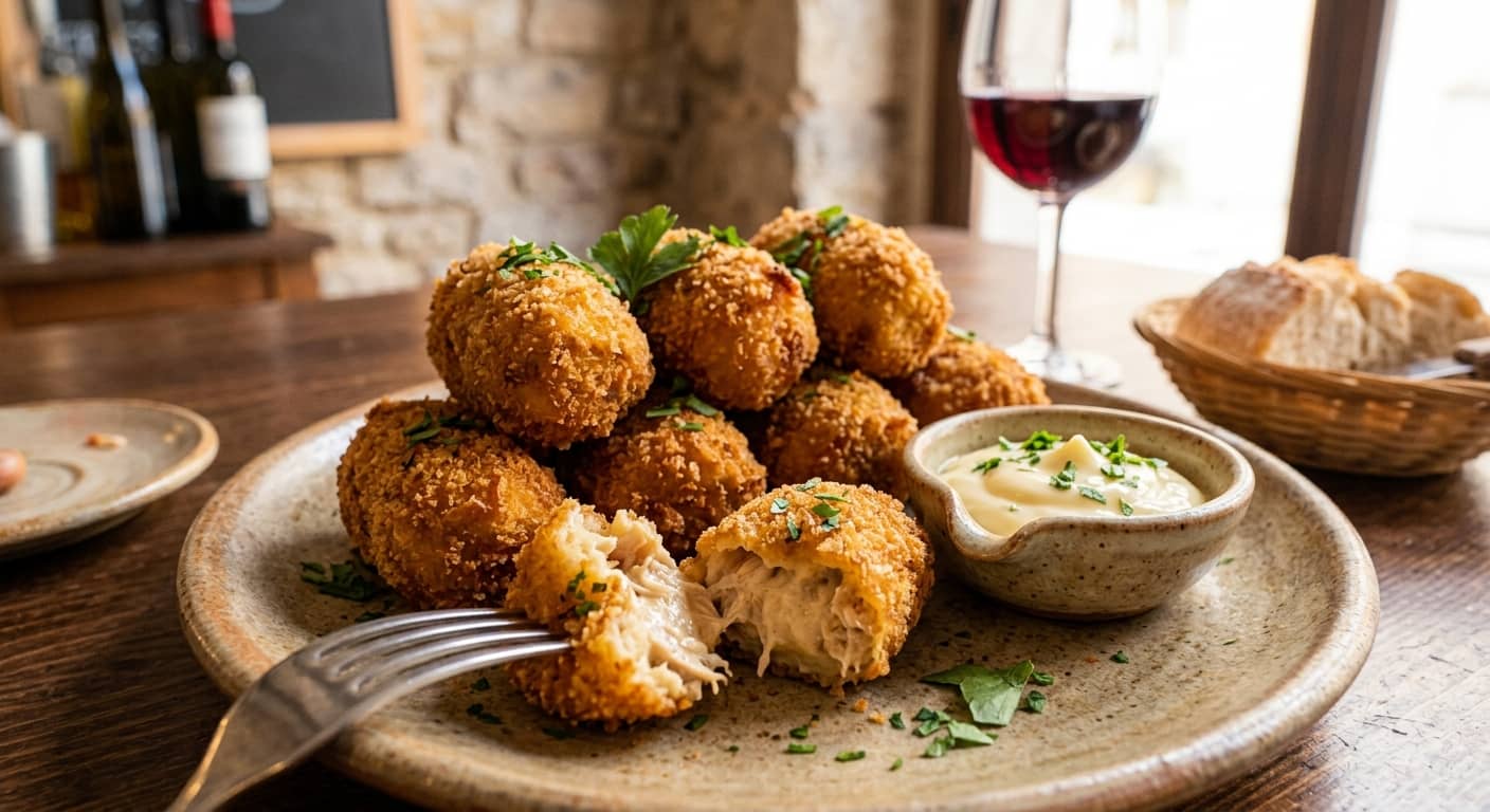 Croqueta casolana de pollastre