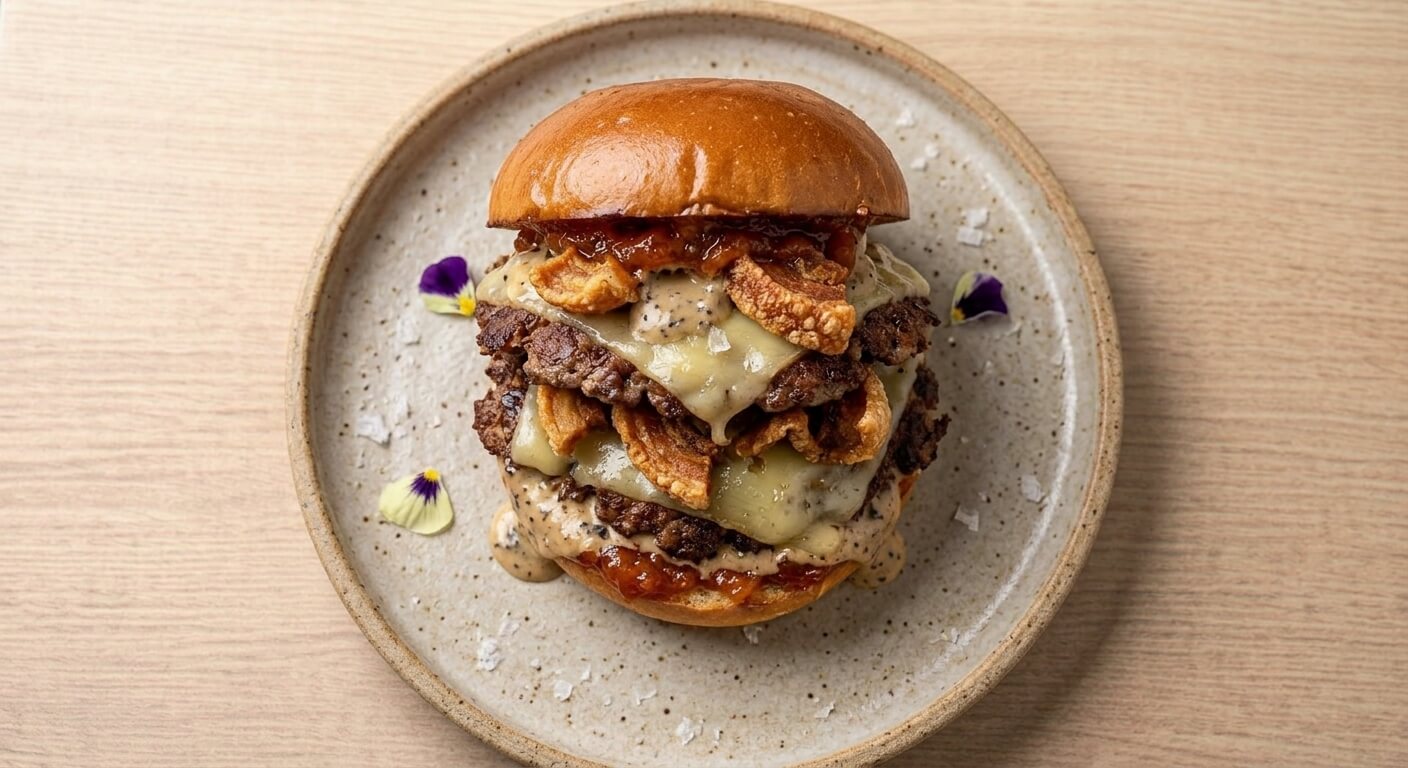 La Manchega — hamburguesa especial