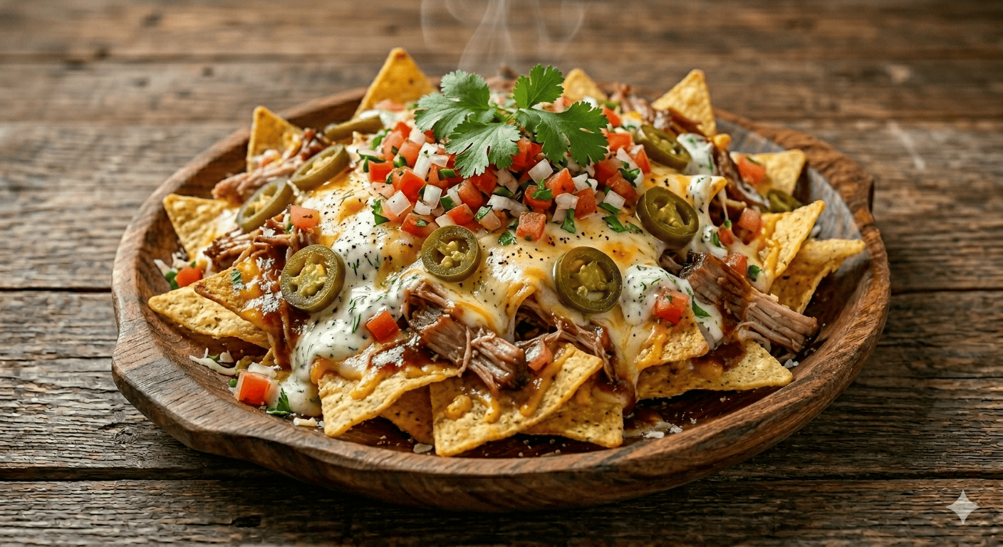 Nachos pulled pork